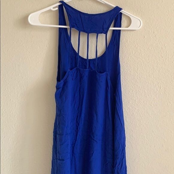 Royal blue high-low dress - Picture 5 of 9